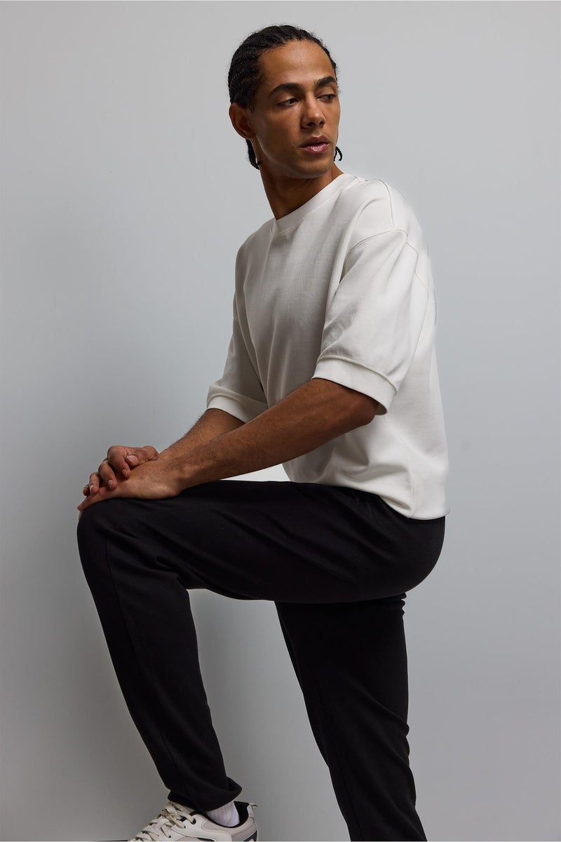DeFacto Black Man Slim Fit Jogger Sweatpants Casual - Image 3